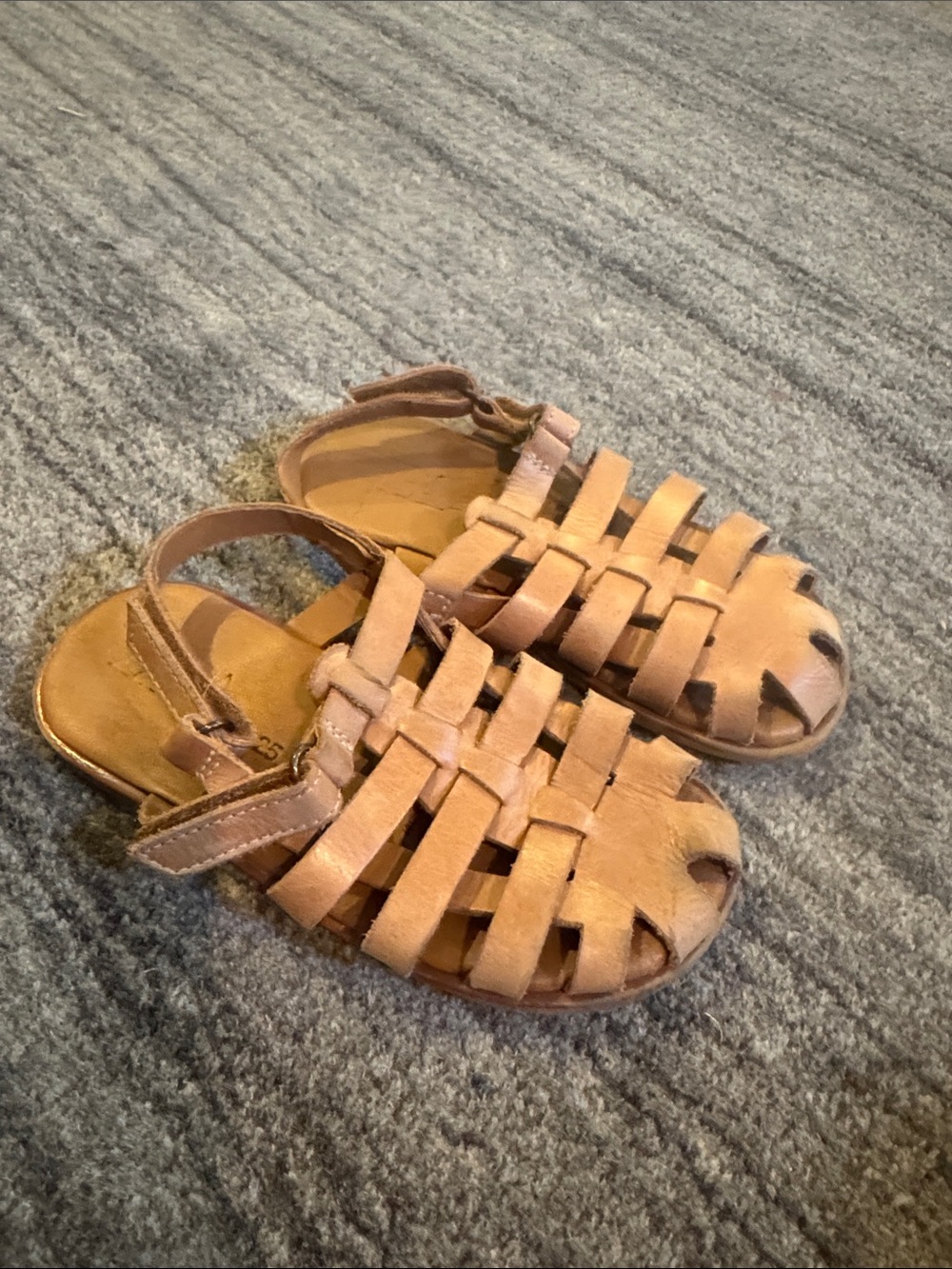 Zara Leather Woven Sandals 8.5